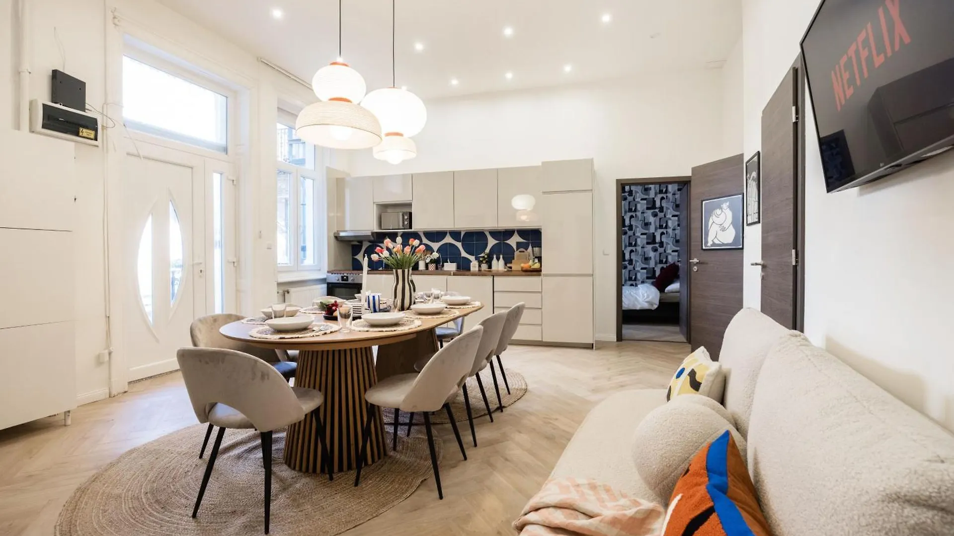 Spacious 5Br By Opera, Liszt Ferenc & City Centre 布达佩斯 公寓