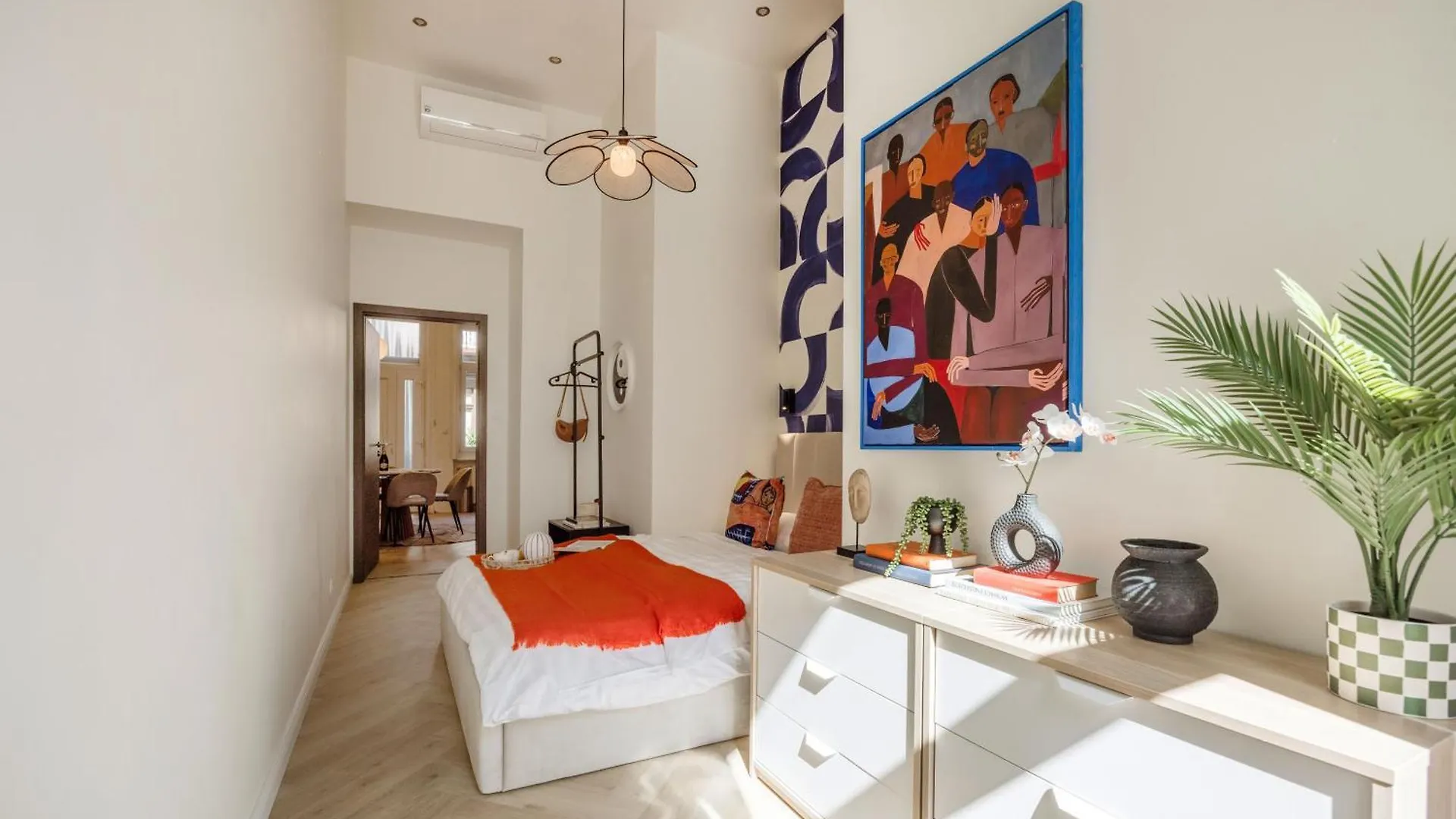 公寓 Spacious 5Br By Opera, Liszt Ferenc & City Centre 布达佩斯 匈牙利
